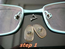 nose pads for glasses hurt nose