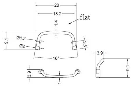 drawing of memory bridge for optical frame