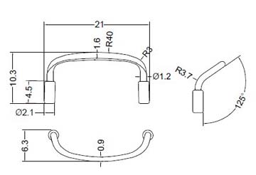 drawing of memory bridge for optical frame