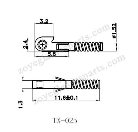 spring inserts for eyeglass