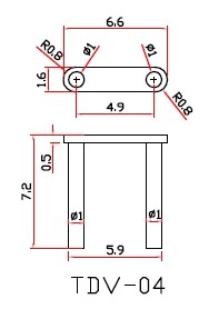 0.95 diameter rivets