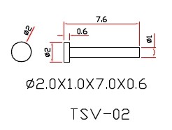 0.95 diameter rivets