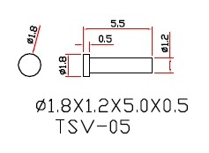 0.95 diameter rivets