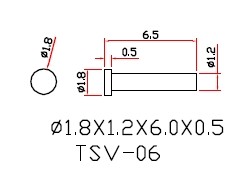 0.95 diameter rivets