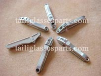 easily assmebling spring hinge for wood eyeglass