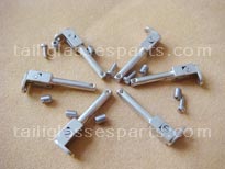 easily assmebling spring hinge for wood eyeglass