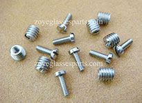 stainless steel spacers nuts for eyeglass hinge 