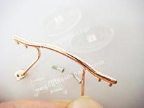 memory bridge for eyeglass frame manufacturing or repairing