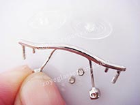 memory bridge for eyeglass manufacturing or repairing