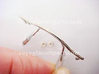 memory bridge for eyeglass manufacturing or repairing