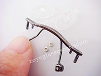 memory bridge for eyeglass manufacturing or repairing