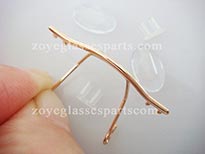 memory bridge for eyeglass manufacturing or repairing