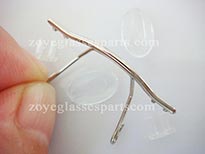 memory bridge for eyeglass manufacturing or repairing