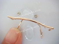 memory bridge for eyeglass manufacturing or repairing