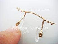 memory bridge for eyeglass manufacturing or repairing